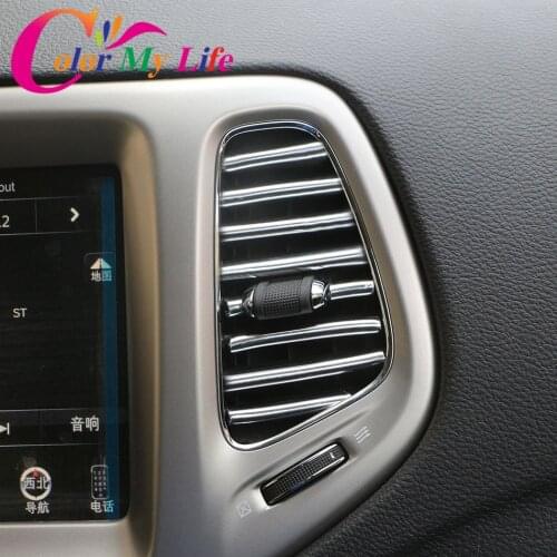 For VW Volkswagen Golf 4 5 6 7 Polo Passat B5 Tiguan 1m Car Trim Strip Bumper Air Vent Grille Rim Moulding U Style Strips