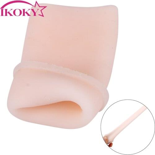 IKOKY Cock Ring Penis Pump Sleeve for Vacuum Stretcher Hanger Silicone Soft for Penis Enlargment Extender Sex Toys for Men
