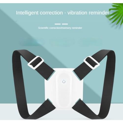 Back Posture Corrector Shoulder Training Belt With Automatic Memory Function Intelligent Correction Humpback Vibration Massager