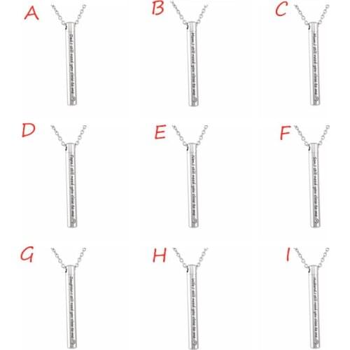 LHP184 In Memory of Family Cremation Cylinder Urn Pendant for Ashes for Women Mens Keepsake Exquisite Cremation Jewelry