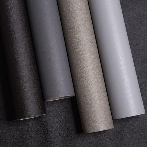 Matt Series Contact Paper Home Decorative Waterproof Wall Stickers Vinyl Self-Adhesive Wallpaper Bedroom Cabinets & Wall Pasters