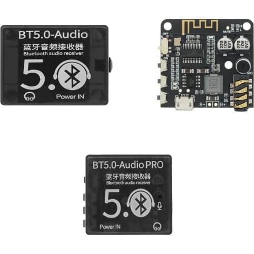 Mini Bluetooth 5.0 Decoder Board Audio Receiver BT5.0 PRO MP3 Lossless Player Wireless Stereo Music Amplifier Module With Case