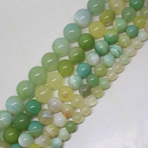 Mini.order is $7! 6-16mm Cyan grape Stripe Banded Agates Round DIY Spacer Loose Beads 15"