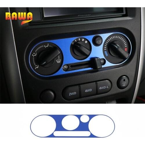 BAWA Interior Mouldings for Suzuki jimny 2007-2017 Air Conditioning Switch Decoration Farme Car Stickers