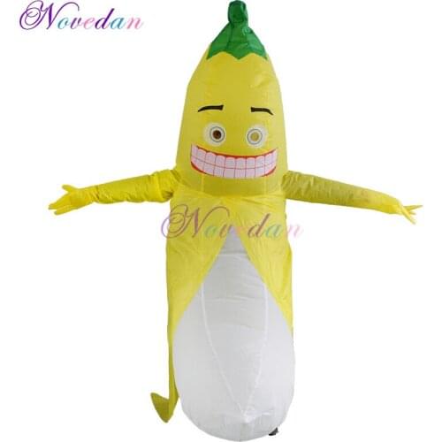 Inflatable Banana Costume Festival Party Funny Anime Fancy Dress Halloween Perform Inflatable Costume for Adult Kid