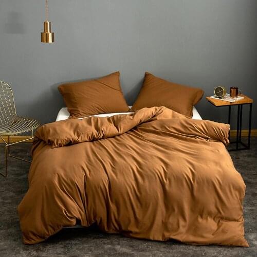 Solid Super Soft Duvet Cover King Queen Full Twin Double Single European Bedding Set Comforter Cover For Home Hotel Bedding