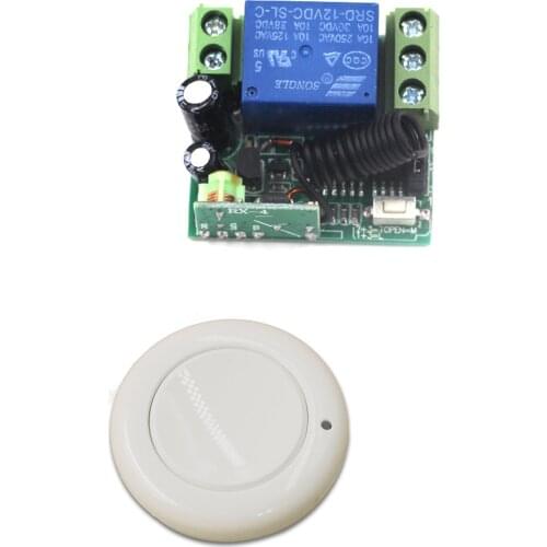 DC 12V 1CH 10A Wireless Remote Control Light Switch Remote Switch 315Mhz 433MHZ Access Door Control System