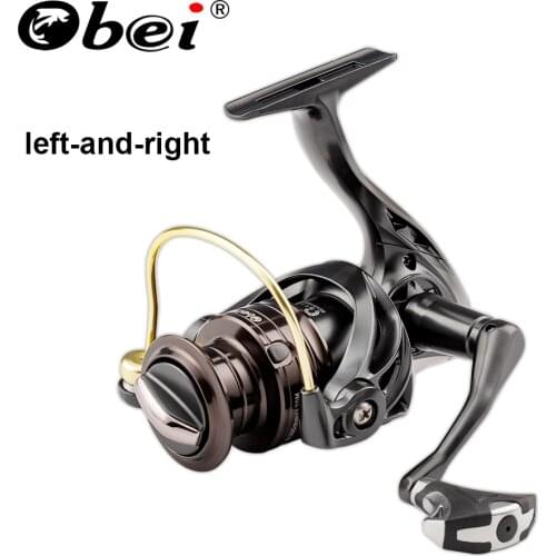 Obei Classic S1 5.0:1 6.2:1 Fishing Reel 2000H 5+1 Bearing Freshwater Max Drag 8KG Carp Fishing Reel for Bass Winter Tackles
