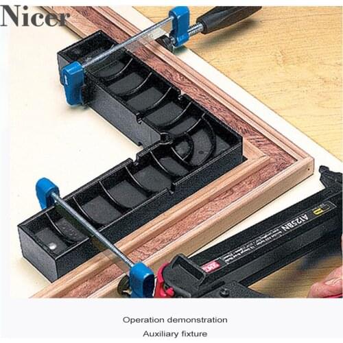 Carpenters Right Angle Positioning Block 90° Fixing Clip Plastic Right Angle Ruler Positioning Block Carpentry Clamp Assist Tool