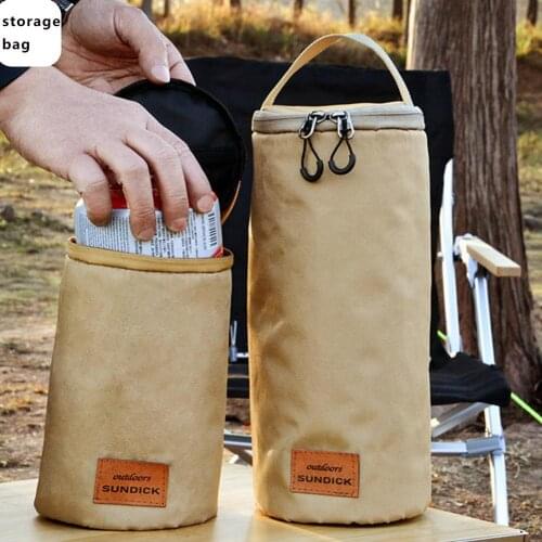 900D Oxford Cloth Camping Gas Tank Carrying Bag Lantern Storage Protective Pouch Canister Fuel Cylinder Storage Bag For Outdoor
