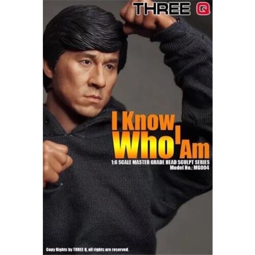 In Stock For Sale 1/6th Jackie Chan Kung Fu Who Am I Male Head Sculpture For Usual 12inch Doll Action Figure