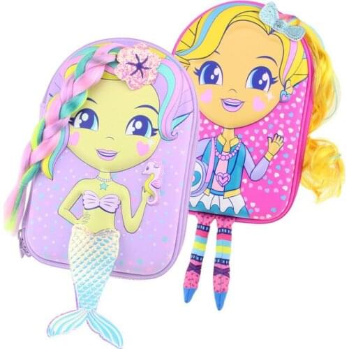 Kawaii Pencil Case Barbie-Unicorn-Mermaid Pencil Bag Gift For Girl Daughter Korean Stationery Back To School Office Supplies