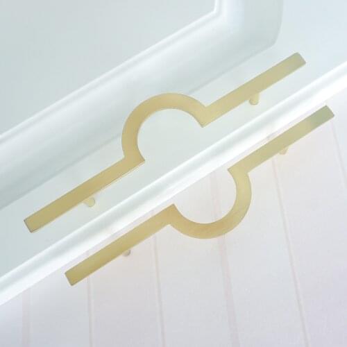 5 Inch Gold Cabinet Handle Black Wardrobe Knob Drawer Handles Zinc Alloy Closet Pulls Bedroom Kitchen Fitting Furniture Hardware