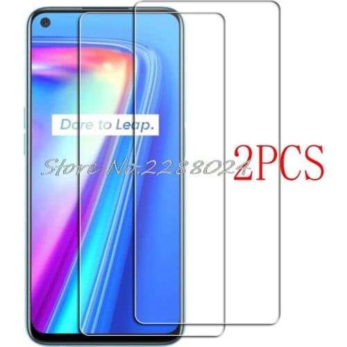2PCS FOR OPPO Realme 7 Tempered Glass Protective on OPPO Realme 7i 6.5" Screen Protector Glass Film Cover