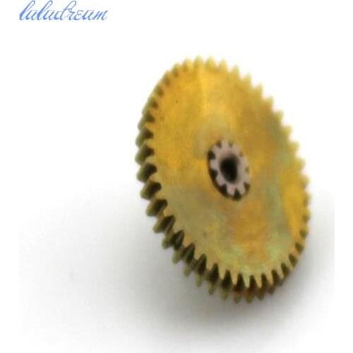 5pcs/lot 0.2 modulus 40T-0.25 9T modulus double gear copper gear diy mini module reduction gear