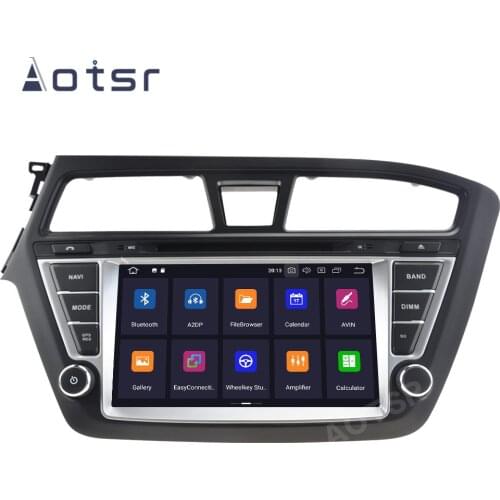 AOTSR 2 Din Android 10 Car Radio For Hyundai I20 2014 - 2020 Central Multimedia Player GPS Navigation 2Din DSP Stereo Autoradio