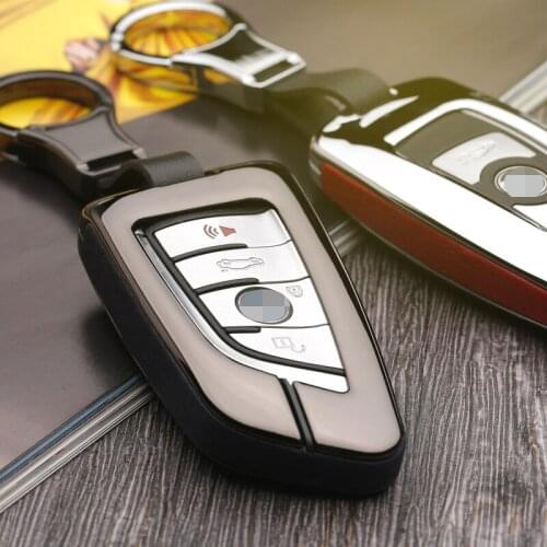 Hight quality Metal Car Key Cover Case For BMW 1 Series 3 Series 6 Series 7 Series X3 X4 GT 520 525 530 Blade Keycase