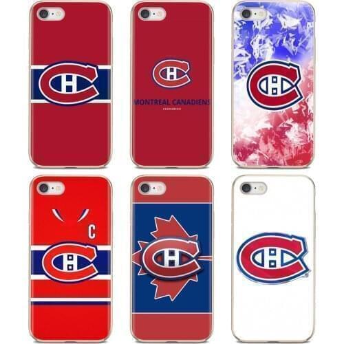 Canadiens-Ice-Hockey-Montreal For Samsung Galaxy S7 S8 S9 S10E S20 FE Note 10 20 Edge Lite Plus Ultra Soft Shell Case