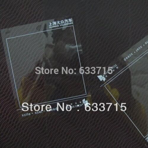 Custom self adhesive clear transparent sticker label printing with NO MOQ