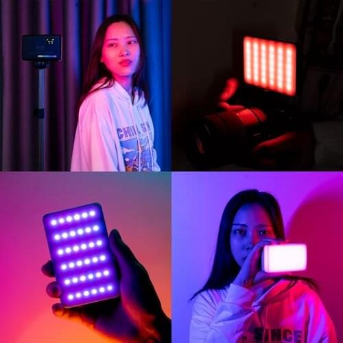 Ulanzi VIJIM VL120 Mini Pocket RGB Led Fill Light Portable Small Full Color Photography Lamp Handheld Lights