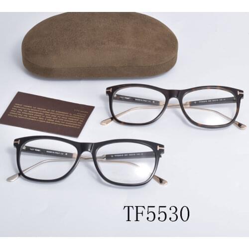 Tom For Optical Eyeglasses Frames Forde Fashion Acetate Women Men Reading Myopia Prescription TF5530 EyeGlasses With Case