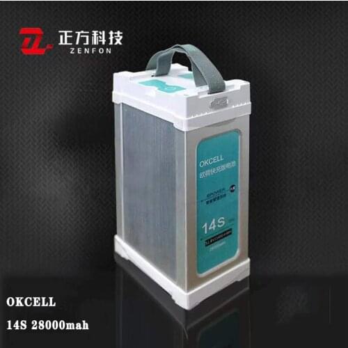 Original OKCELL 28000mAh battery 51.8V 1036WH 14S 20C 28000MAH High Power Battery for Agricultural Drone frame