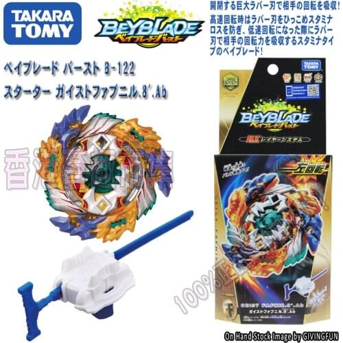 Original Takara Tomy Beyblade Burst B-122 Geist Fafnir.8`.Ab Burst Starter
