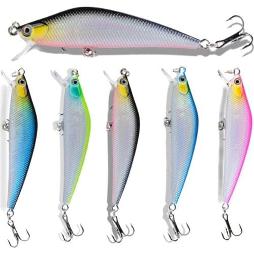 1pcs Floating Minnow Fishing Lure 7.5cm 7.5g Crankbait Artificial Hard Bait Sharp Hook Trolling Pike Carp Fishing Tackle Pesca