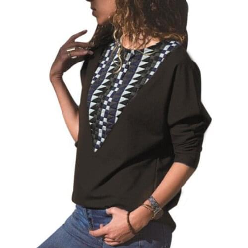 Casual Loose Women Shirts 2019 Autumn New Fashion O-neck Plus Size Blouses Long Sleeve Print Shirt Women Tops Streetwear Blusas