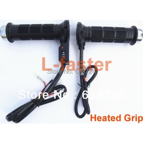 Heated Grips Handlebars Hand Warmers Throttle for Motorcycle and Snow Winter Cold ATV Snowmobile