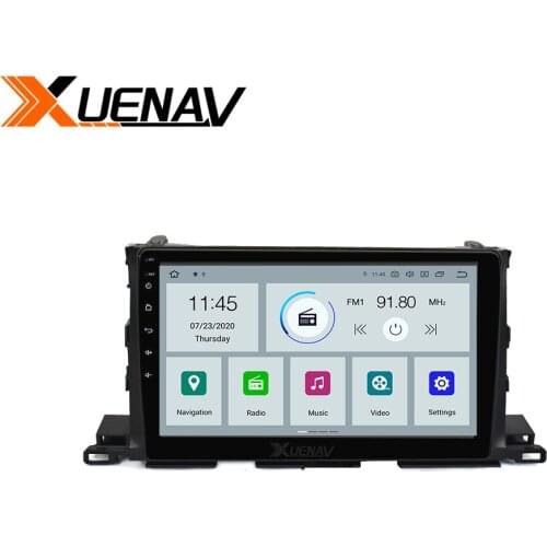 Stereo receiver radio android FOR Toyota highlander 2015 radio android FOR Toyota Car GPS Navigation System