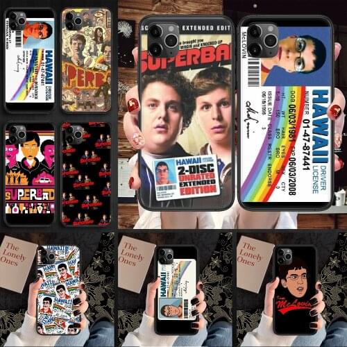 Superbad comedy movie Phone Case Cover Hull For iphone 5 5s se 2 6 6s 7 8 12 mini plus X XS XR 11 PRO MAX black art hoesjes