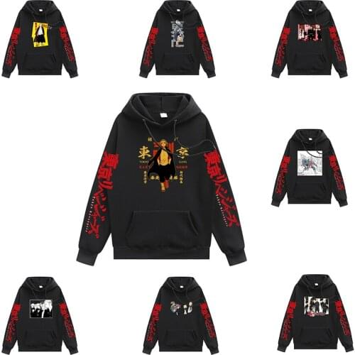 Anime Hoodies Hoodies Men Tokyo Revengers Men Clothing Lounge Wear Mens Sweatshirts Harajuku Hoodie Hoodie Men