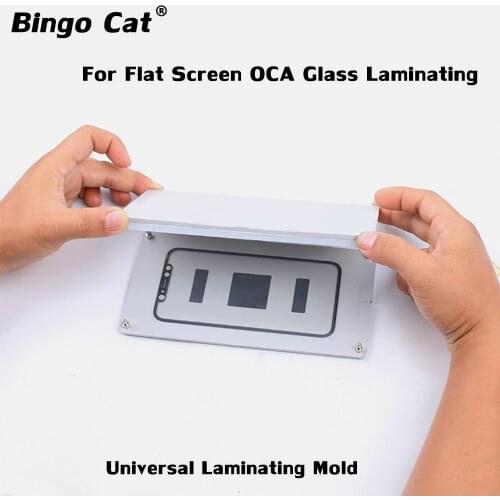 OCA MASTER Universal Flat OCA Laminating Mold For Samsung For HUAWEI For Watch Display LCD OCA Glue Glass Lamination Mould Mat