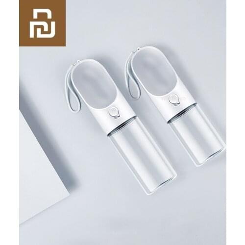 Xiaomi Youpin Portable Pet Water Bottle Cup 300/400ML Dogs Travel Puppy Cat Drinking Bowl Outdoor Pet Water Dispenser Feeder