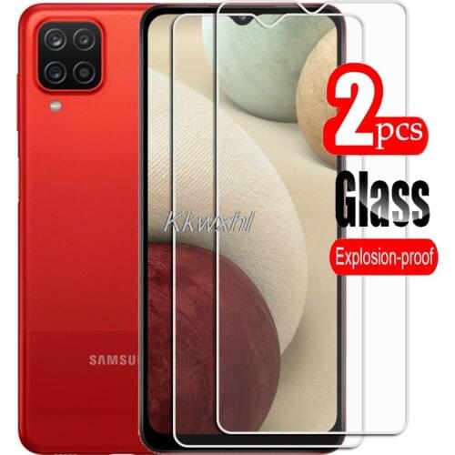 2PCS FOR Samsung Galaxy A12 Nacho Smartphone HD Tempered Glass Protective On SM-A127F A127M A127U A125F Screen Protector Film