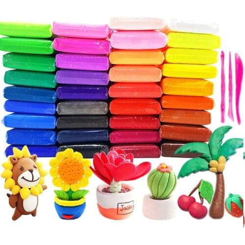 32Color Rainbow Clay Molds For Modeling Portable Box Clay Educational Toys Dyes For Slime ChildrenS Gift Magic Sand For Kids