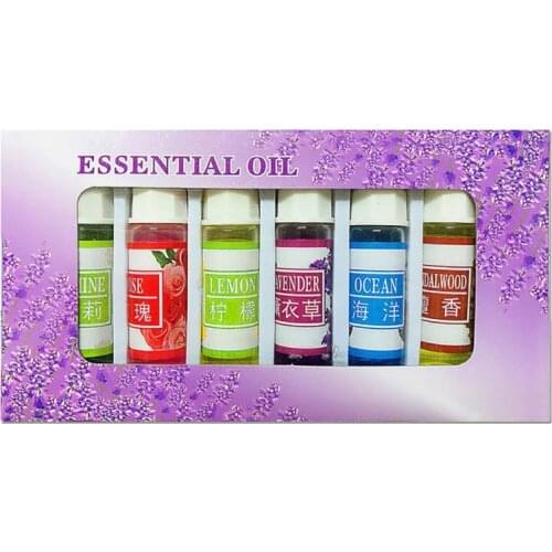6 Kind Essential Oil For Diffuser Aromatherapy Oil Humidifier Fragrance Aromatherapy Oil Natural Spa Oil