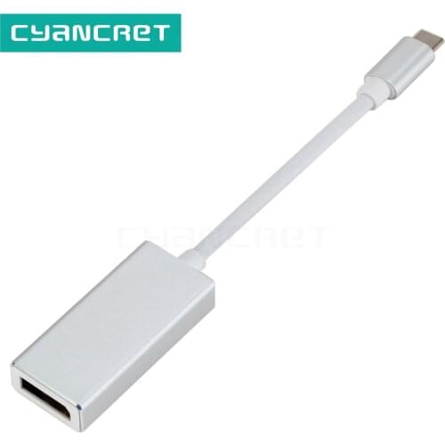Type C Adapter USB C 3.1 to DP Female Displayport Converter Extra Adapters for DP Port to DVI HDMI VGA for MacBook Laptop Tablet