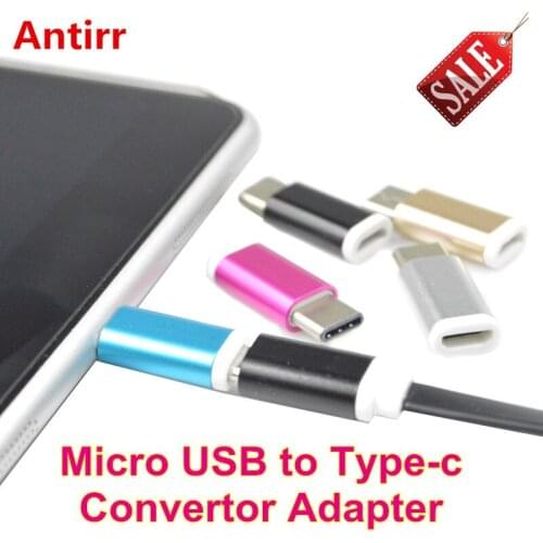 Antirr USB 3.1 Type-C Male to Micro USB V8 Female Converter Micro USB Connector USB-C Adapter For Oneplus Two xiaomi 4c ect #40