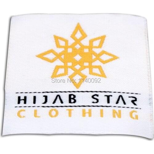 Free Shipping Custom overcoat labels/garment embroidered tags/clothing woven labels/big size labels/main label 1000 pcs a lot