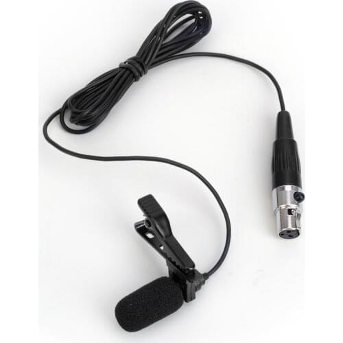 Large Range Sound-absorbing !! Professional Lavalier Lapel Condenser Microphone For AKG Samson Wireless Bodypack mini 3 Pin XLR