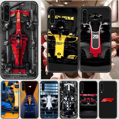 Formula 1 Car Phone case For Samsung Galaxy A 3 5 7 8 10 20 21 30 40 50 51 70 71 E S 2016 2018 4G black soft cell cover silicone