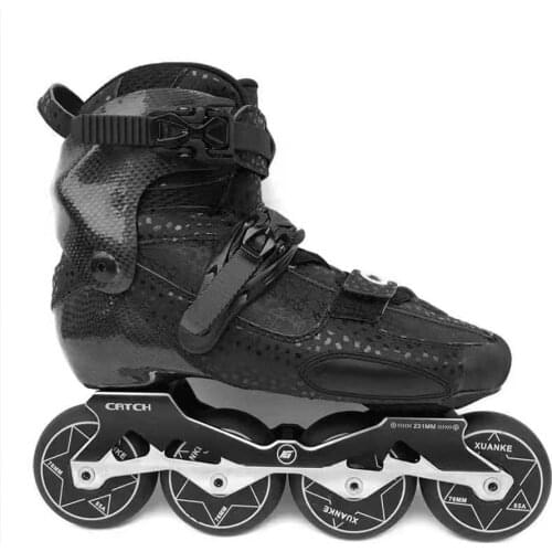 2019 Catch Carbon Fiber Professional Slalom Inline Skates Adult Roller Free Skating Shoes Sliding Patines Similar With SEBA IGOR