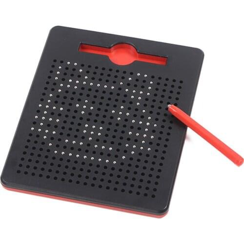 Magnetic Steel Beads Wand Graffiti Drawing Board Tablet Educational Kids Toy Improves patience hand-eye coordination capacity