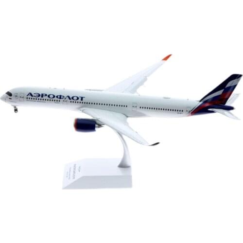 1:200 Scale Russia Airways A350-900 Airlines Model with Base Alloy Aircraft For Collectible Souvenir Show Gift Toys