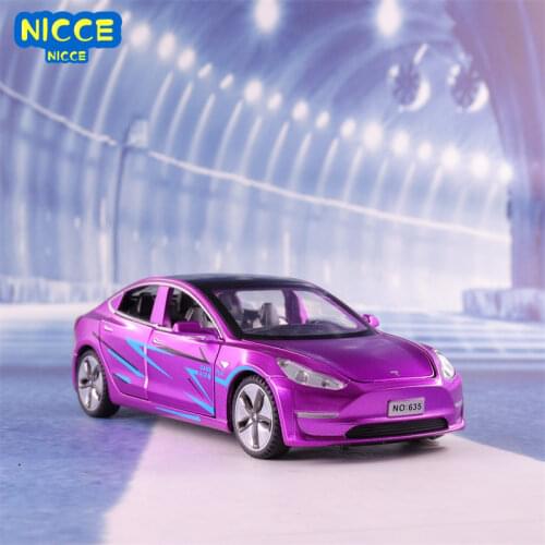 Nicce 1:32 Tesla MODEL 3 Alloy Car Model Diecasts & Toy Vehicles Toy Cars Kid Toys For Children Gifts Boy Toy