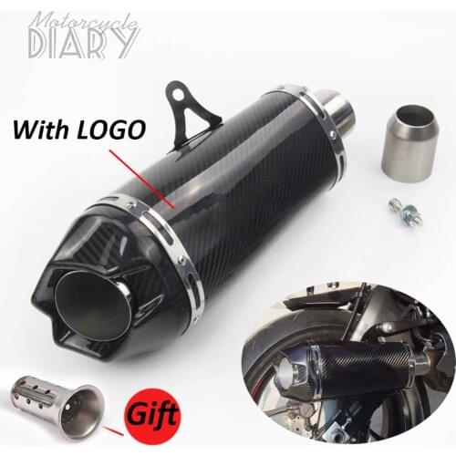 Universal 51mm Motorcycle Exhaust Pipe Escape Moto Modified Silencer Muffler DB Killer Sticker For Arrovv R3 Z900 GSX750R K8 R6