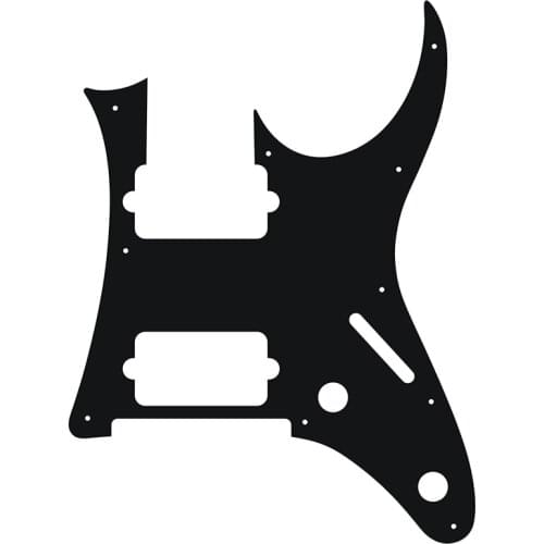 Pleroo Custom Guitar Parts - For MIJ Ibanze RG 770 DX Guitar Pickguard HH Humbucker Pickup Scratch Plate Replacement