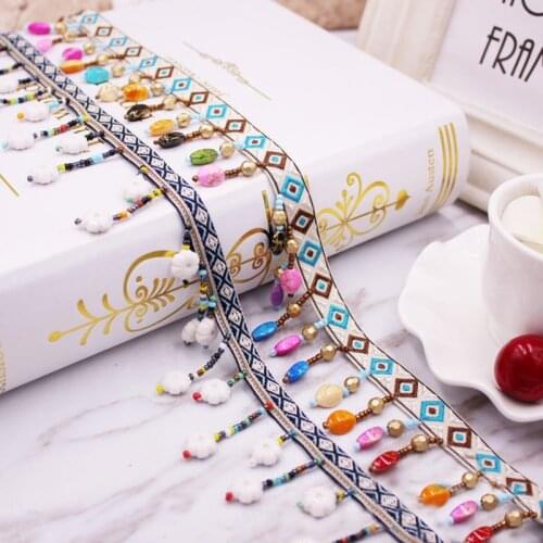 10yards/lot Ribbon tassel lace DIY accessories lace tassel trimming fringes for home furnish sewing clothes Curtains decoration